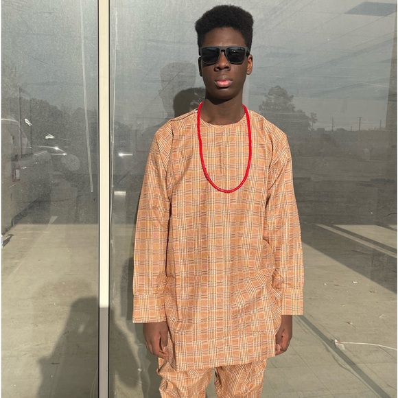 African clothing for men top and bottom Danshiki - Picture 2 of 5